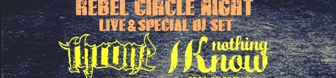 Throne & Nothing I Know: live a Reggio Emilia