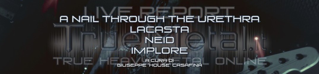 Live Report: ANTTU + laCasta + Neid + Implore @Garagesound (Bari) - 5 Maggio 2018