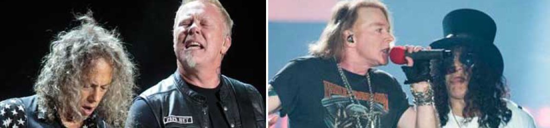 Metallica: secondo Forbes sono la band che ha guadagnato di più nel 2019 insieme ai Guns N' Roses