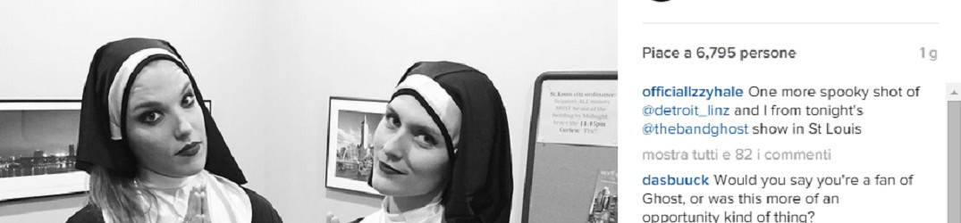 Halestorm: Lzzy si fa suora per i Ghost