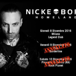 Nicke Borg (Backyards Babies) @ legend - Milano