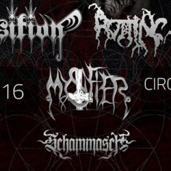 Inquisition + Rotting Christ +  Mystifier + Schammasch - Circolo Colony Brescia