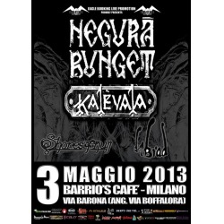 Negura Bunget e Kalevala: 3 maggio a Milano
