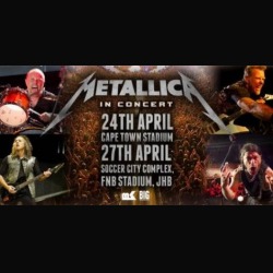 Metallica: video ufficiale della performance a Cape Town
