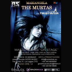 Tristania: masterclass italiana per De Murtas