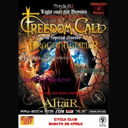 Live Report: Freedom Call + Dragonhammer + Infinita Symphonia a Calenzano (FI)