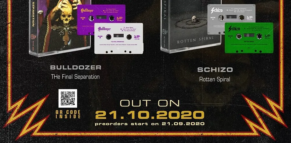 Bulldozer, Schizo: nuove ristampe su musicassetta in edizione limitata