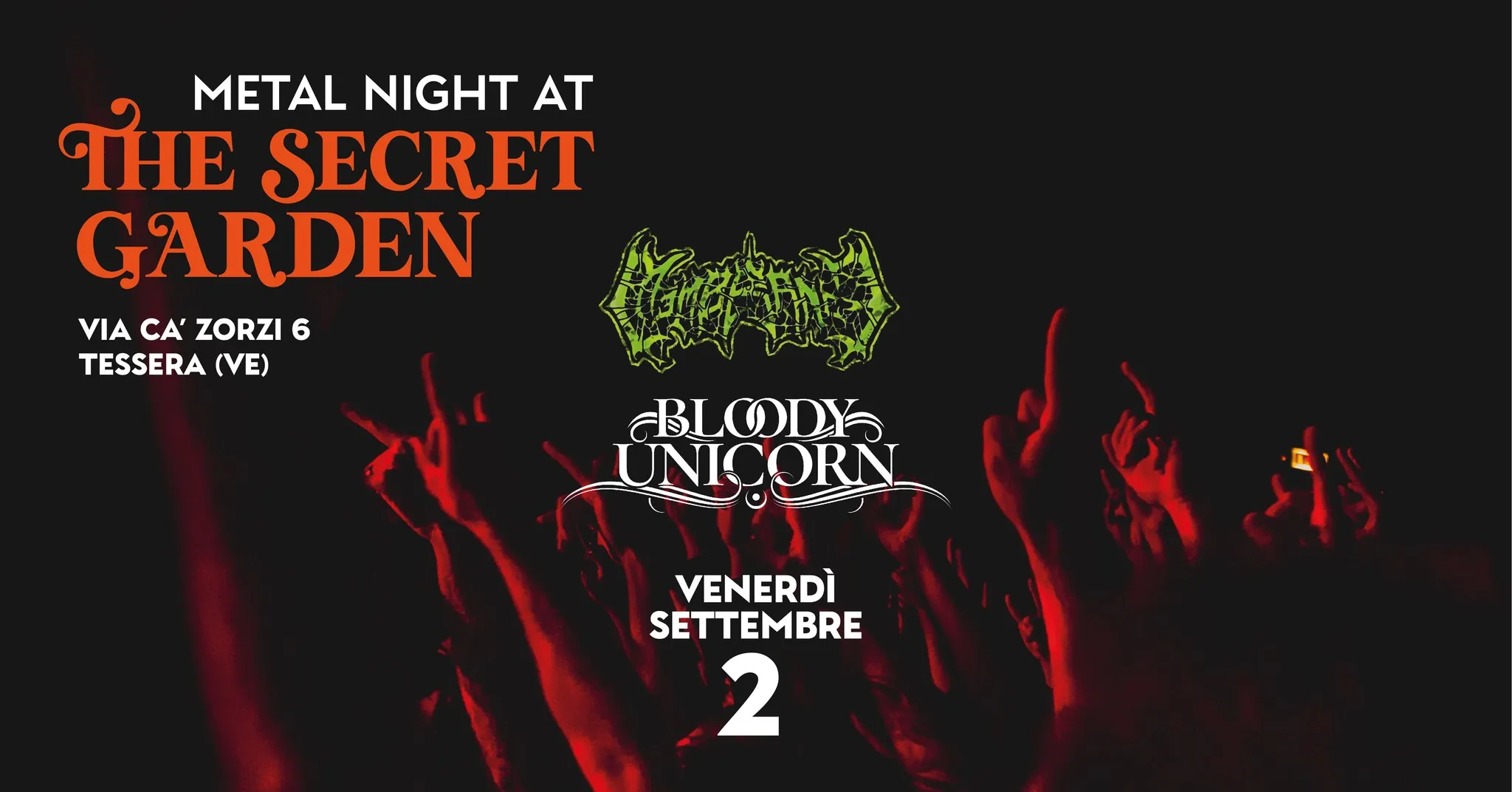 Membrance: il 2 settembre al 'The Secret Garden Venice'