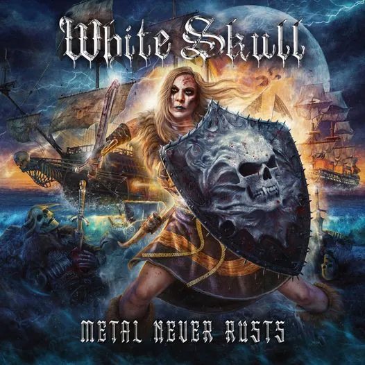 White Skull: svelata la copertina di 'Metal Never Rusts'