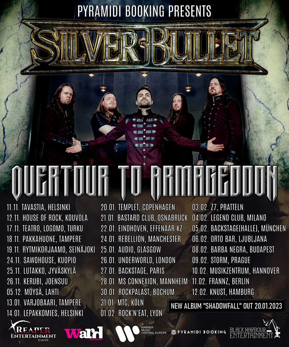 Silver Bullet: annunciano il nuovo album "Shadowfall" ed il tour europeo