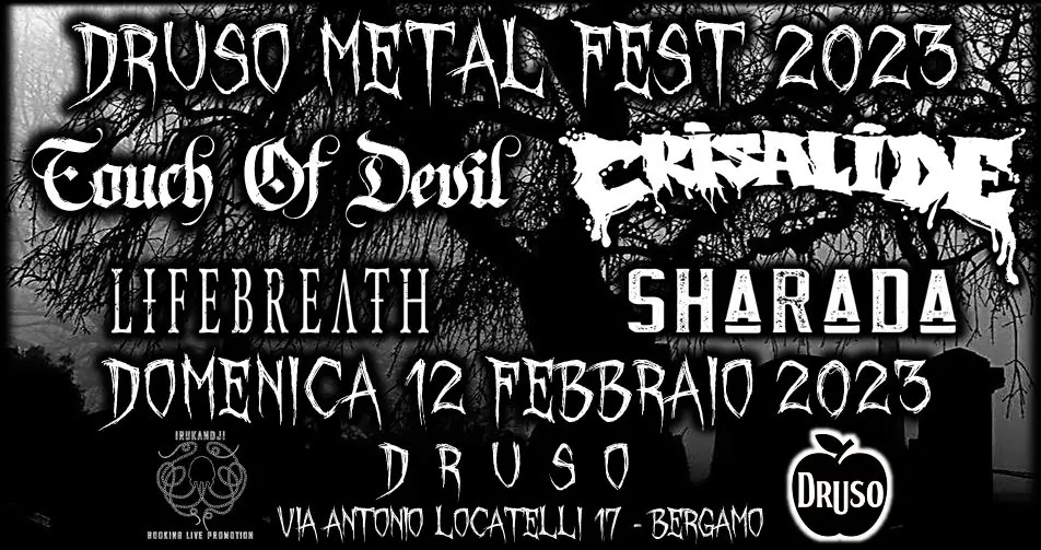 Druso Metal Fest 2023: annunciato il bill completo