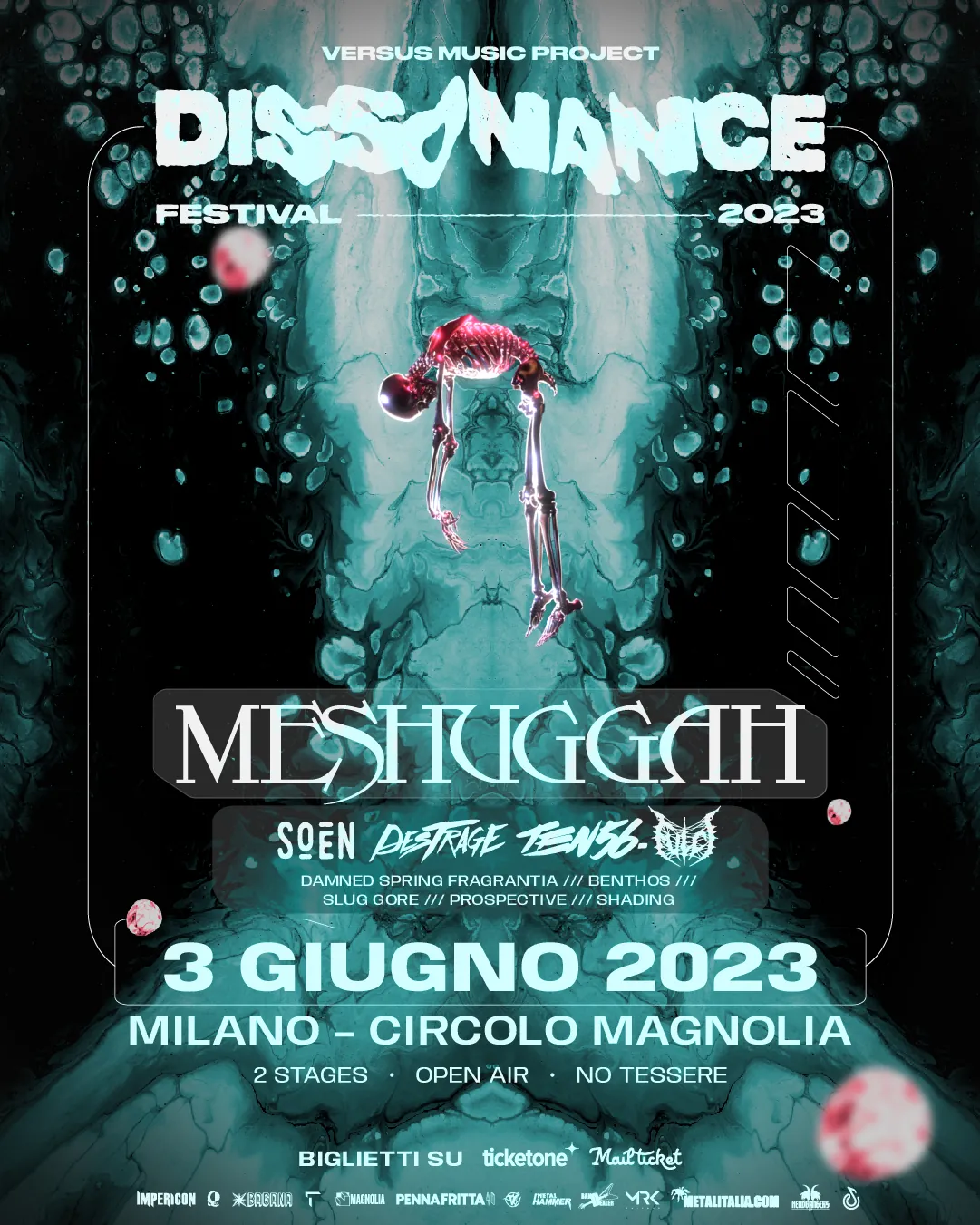 Dissonance Festival: gli orari del festival con Meshuggah, Soen, Destrage e molti altri