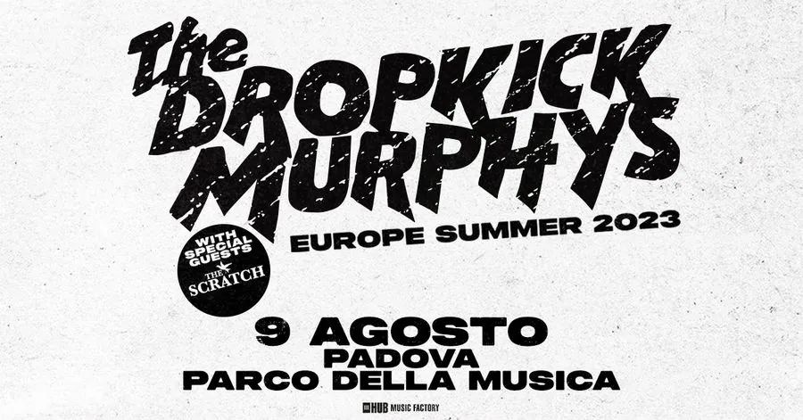 Dropkick Murphys: annunciati i guests dell'unica data in Italia