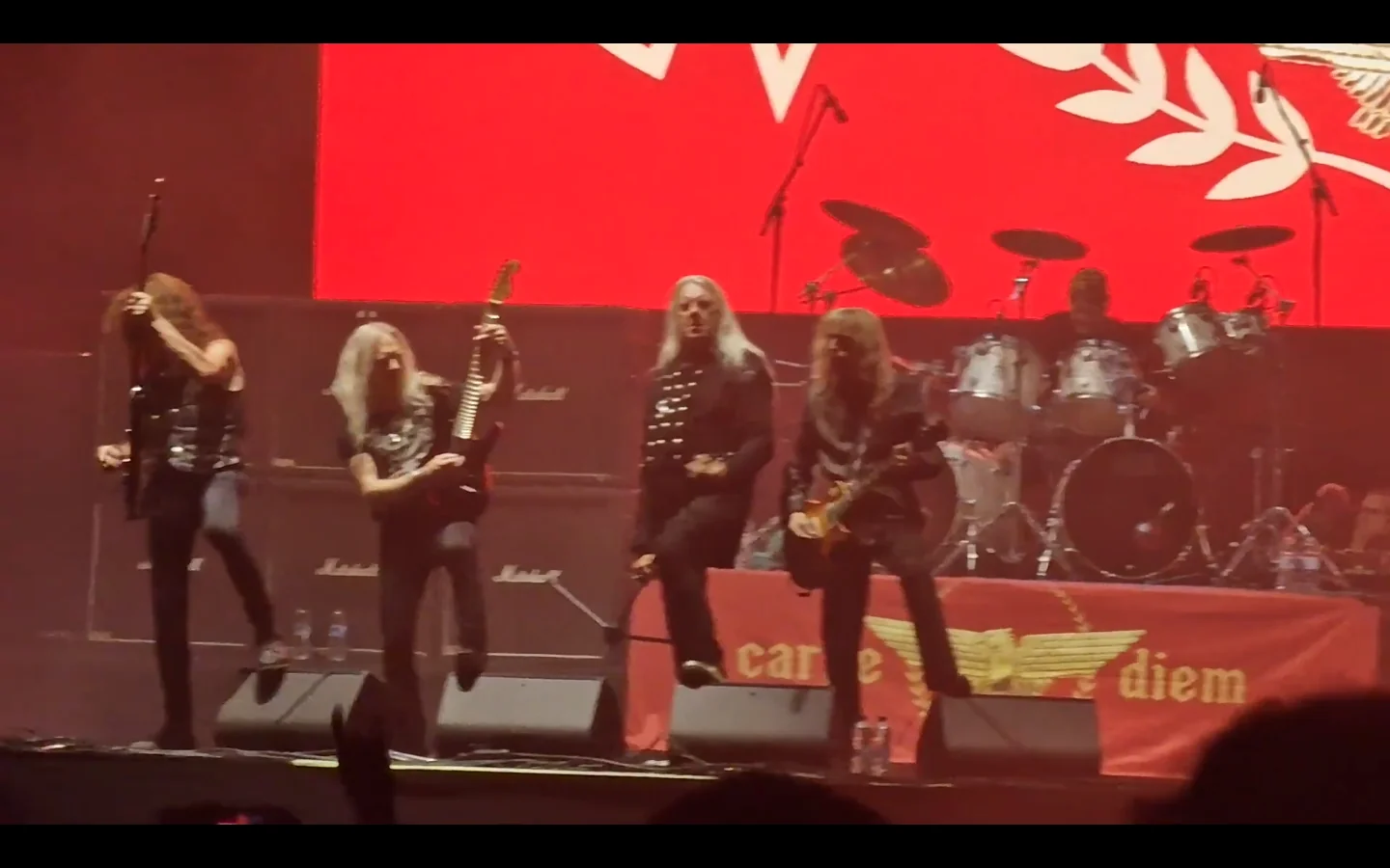 Saxon: i video del primo show con Brian Tatler
