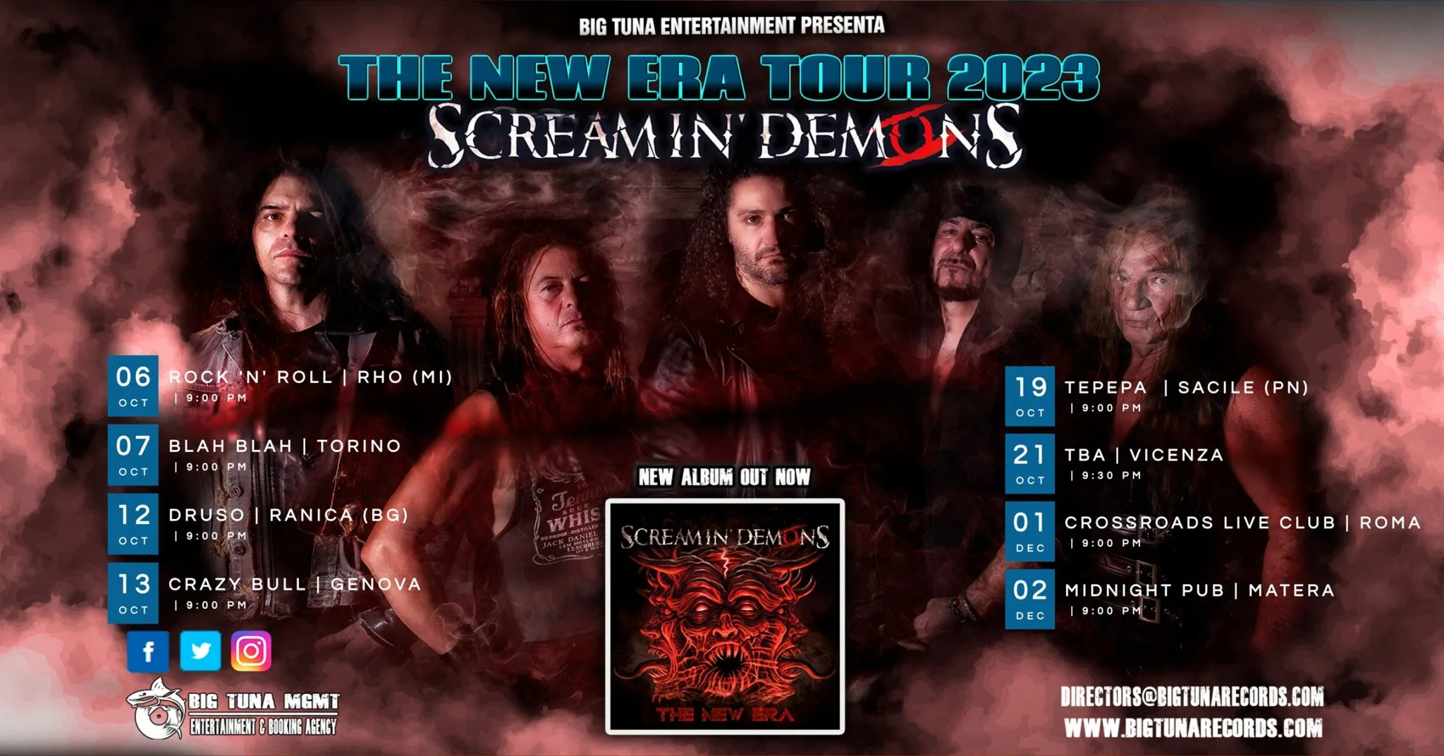 Screamin' Demons (ex Death SS): divulgate le date del tour 2023
