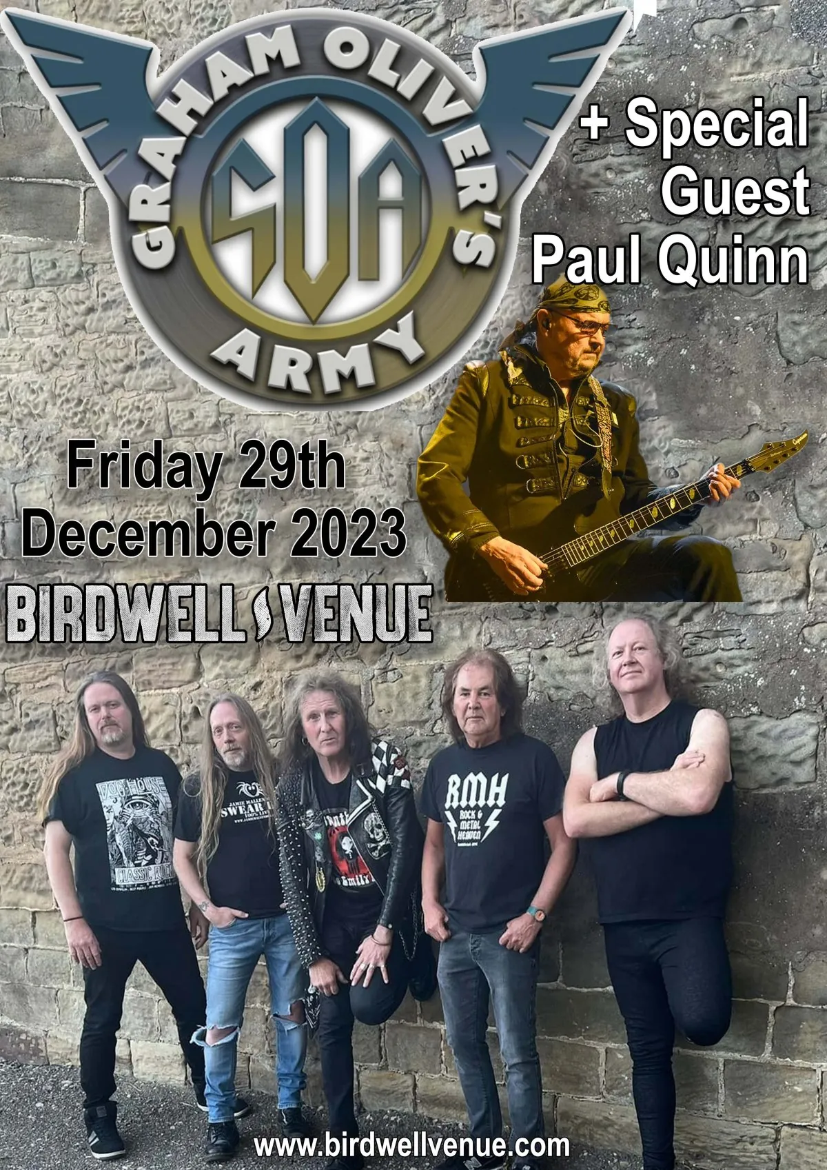 Saxon: Paul Quinn Special Guest della Graham Olivers Army