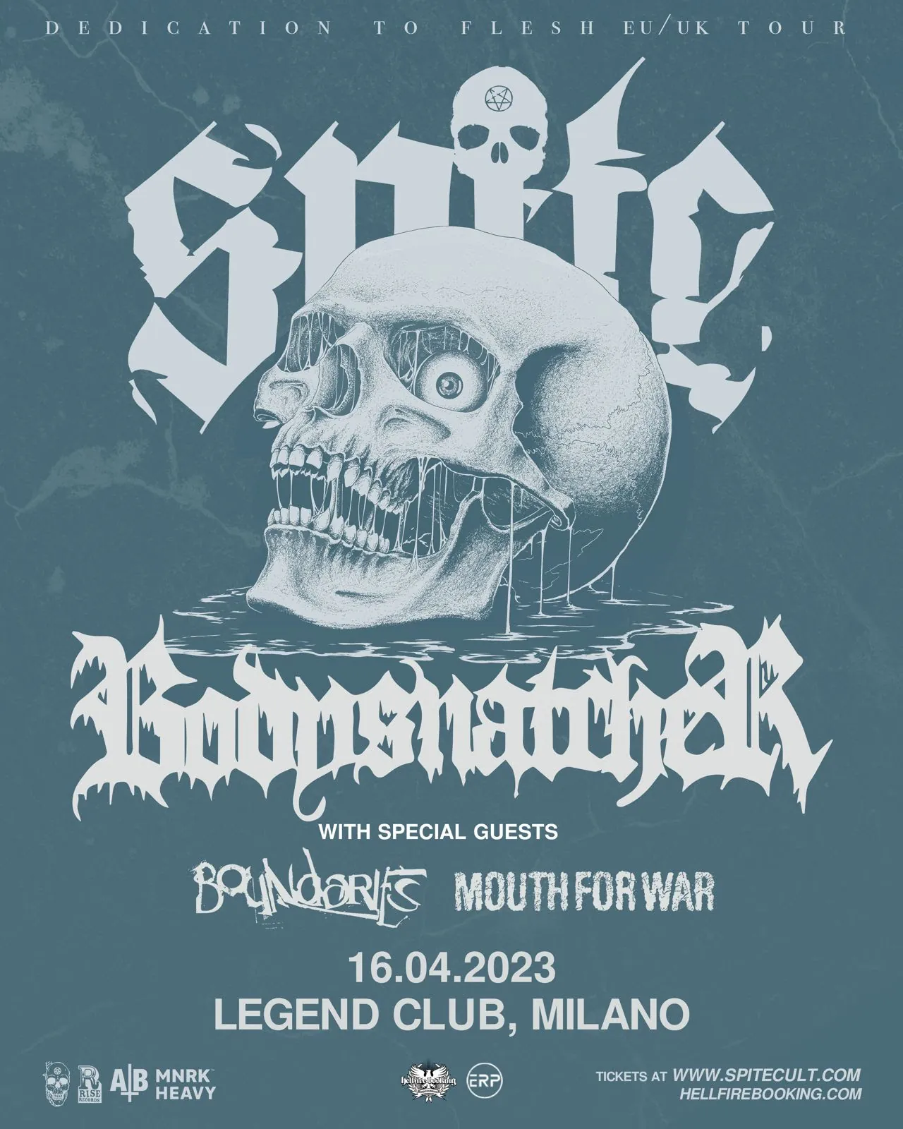 Spite: in arrivo da headliner
