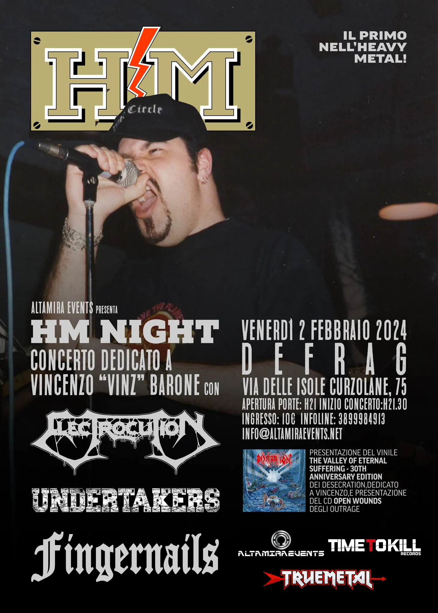 Live Report: HM Night @ Defrag, Roma - 02/02/2024