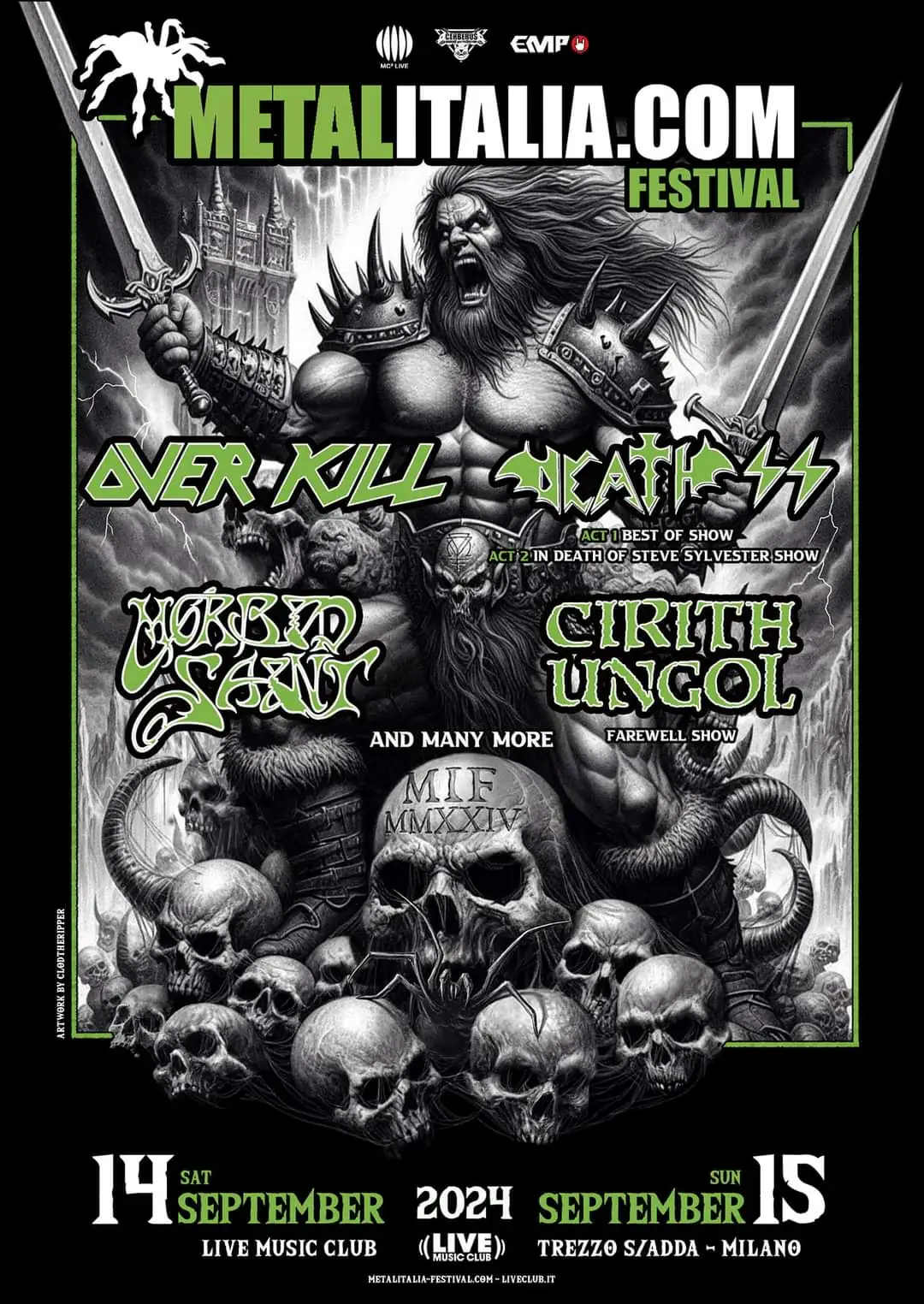 Metalitalia Festival 2024: annunciati Death SS special show, Cirith Ungol farewell show e Overkill