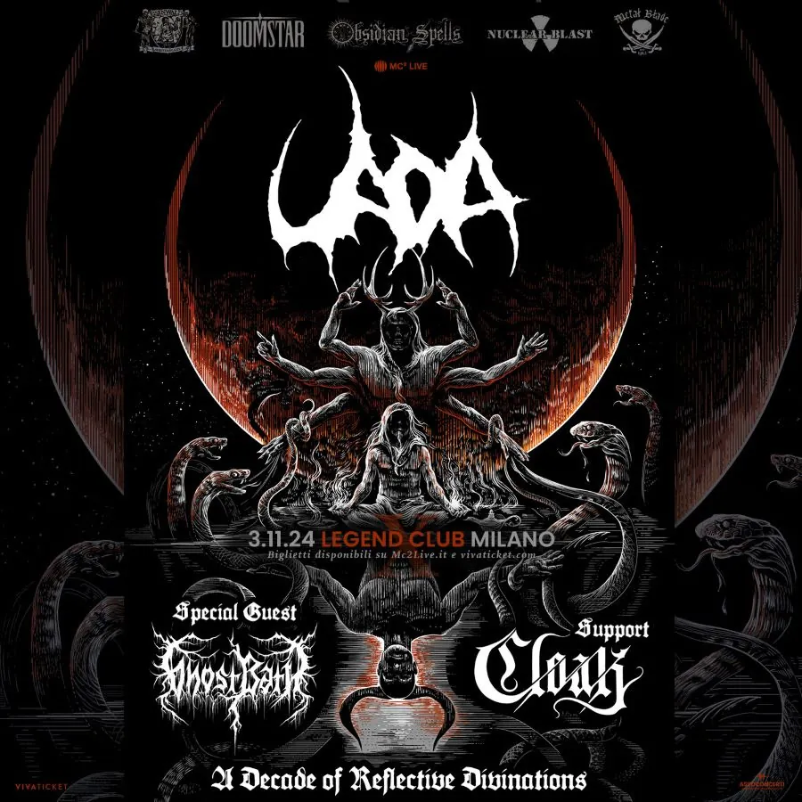 Uada: una data a Milano a novembre con Ghost Bath e Cloak