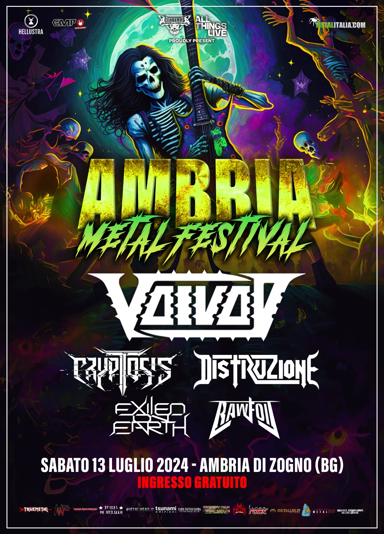 Ambria Metal Festival: il bill completo