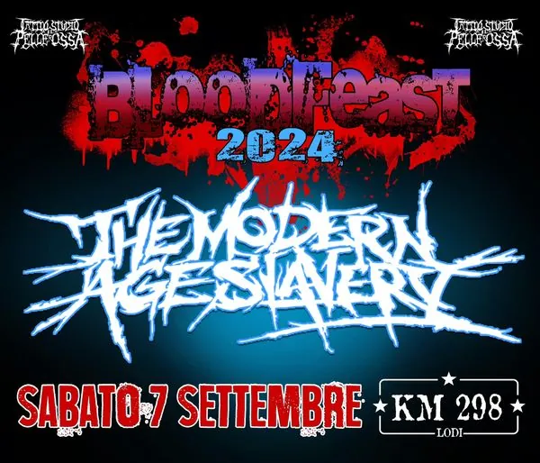 Bloodfeast 2024: completato il bill di sabato 7 settembre @KM 298 Lodi