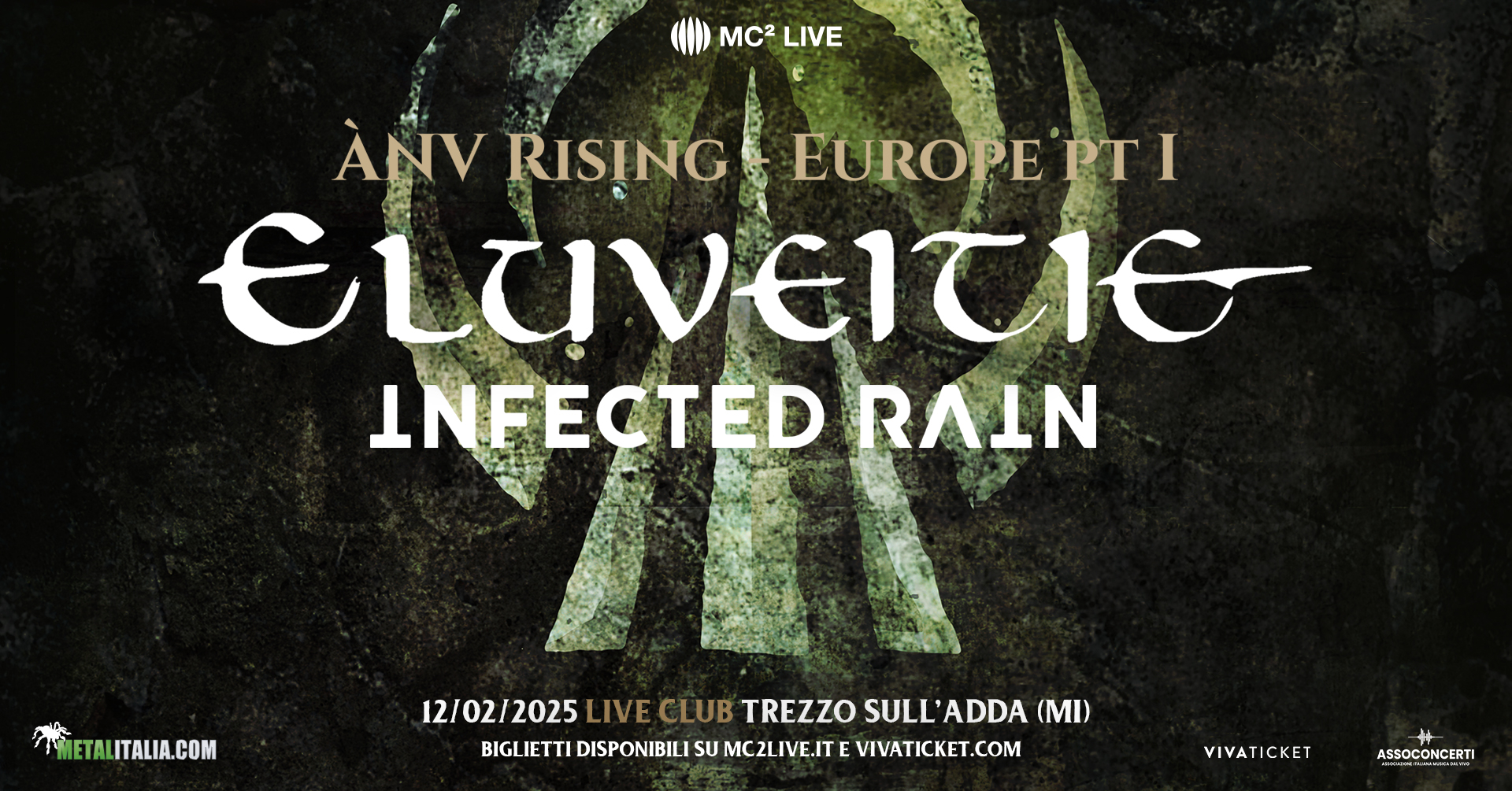 Eluveitie + Infected Rain @ Live Club, Trezzo sull'Adda (MI) - 12/02/2025