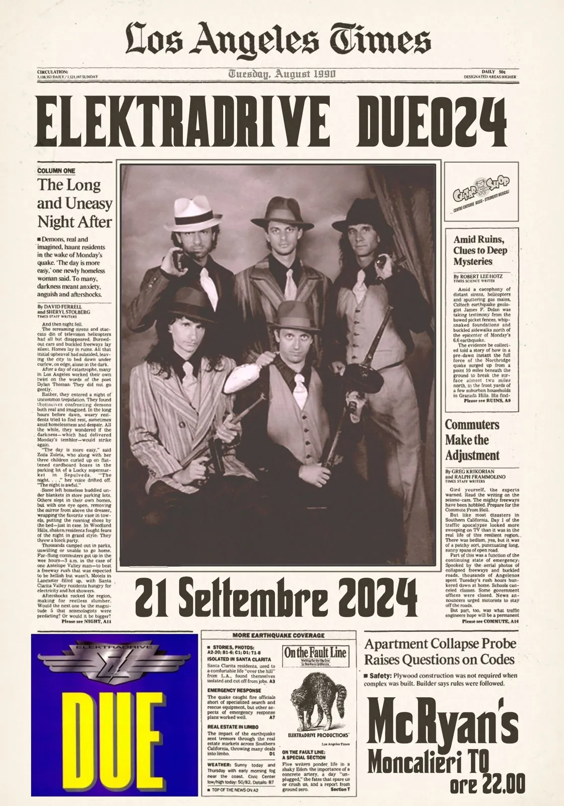 Elektradrive @ Mc Ryan's, Moncalieri (TO) - 21/09/2024