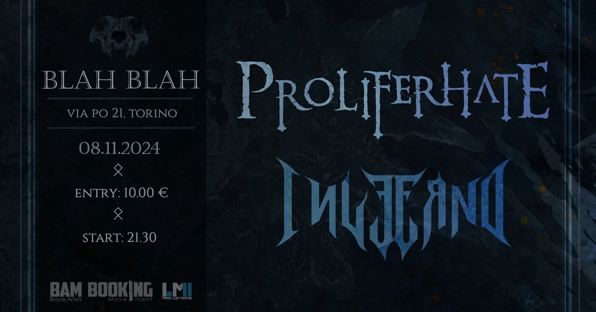 Proliferhate + Inverno @ Blah Blah, Torino - 08/11/2024