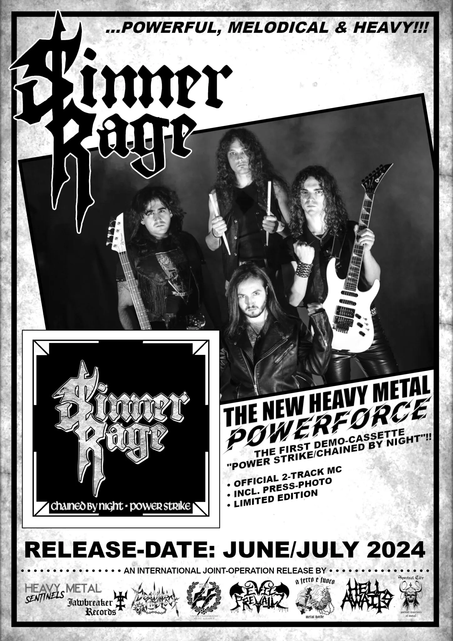 Sinner Rage: in uscita il loro debutto su musicassetta