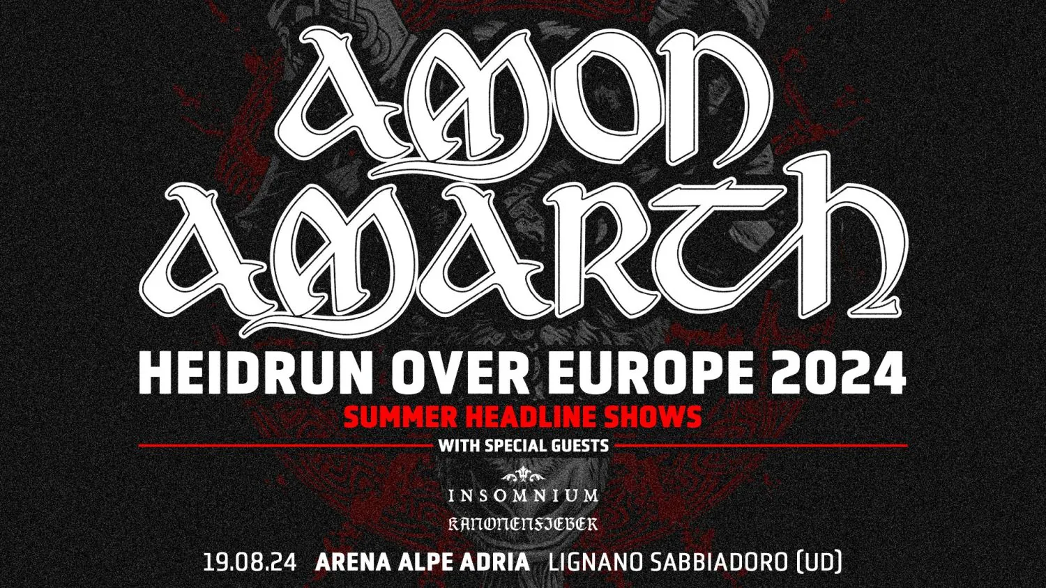 Amon Amarth, Insomnium, Kanonenfieber a Lignano Sabbiadoro (UD), gli orari