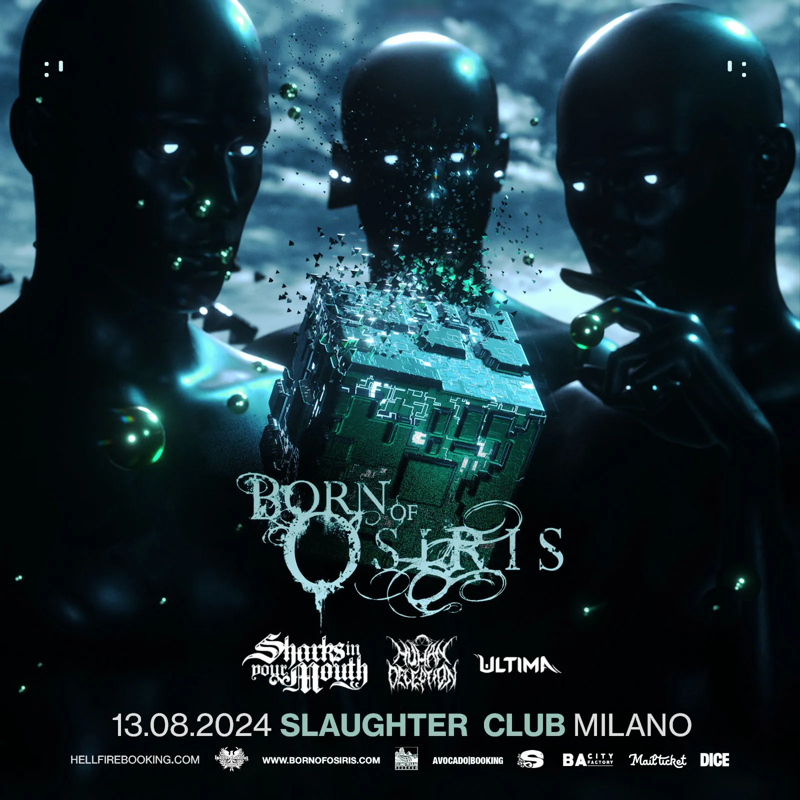 Born Of Osiris: gli orari della serata!