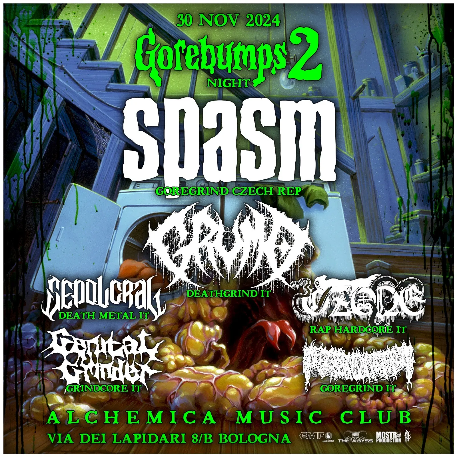 Gorebumps Night: Mostro Production e The Abyss Booking annunciano la seconda edizione