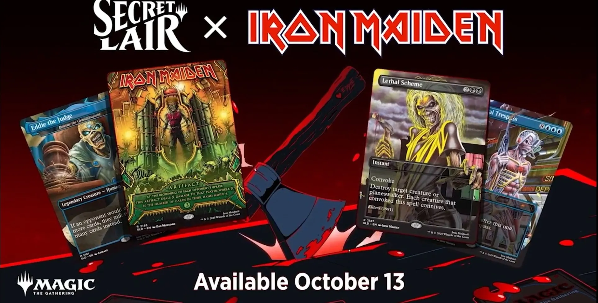 Iron Maiden: una collaborazione con Magic The Gathering per due set di carte da collezione
