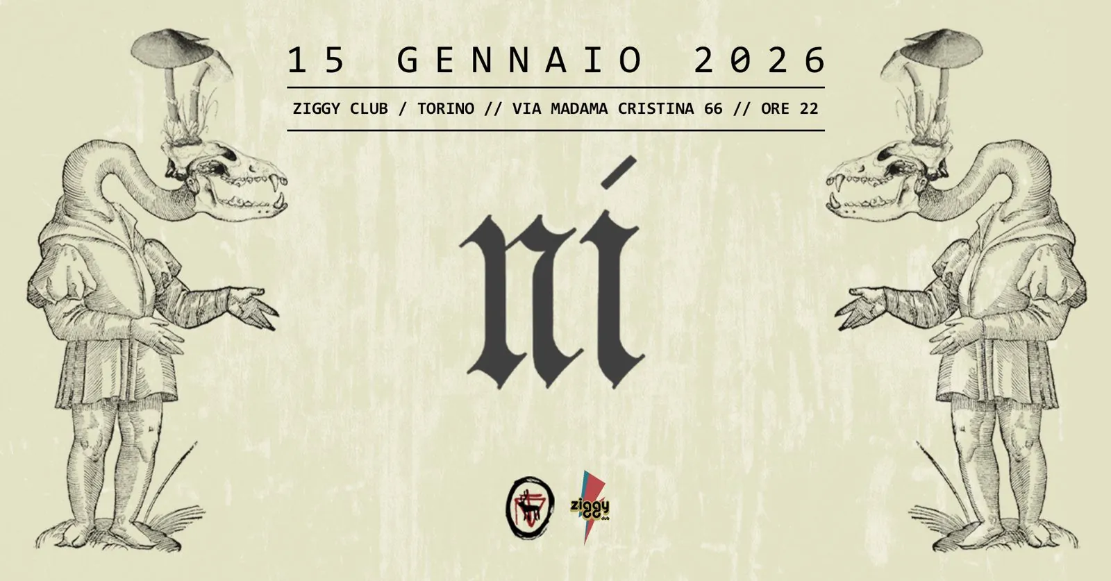 Ní: appuntamento live in Italia allo Ziggy Club