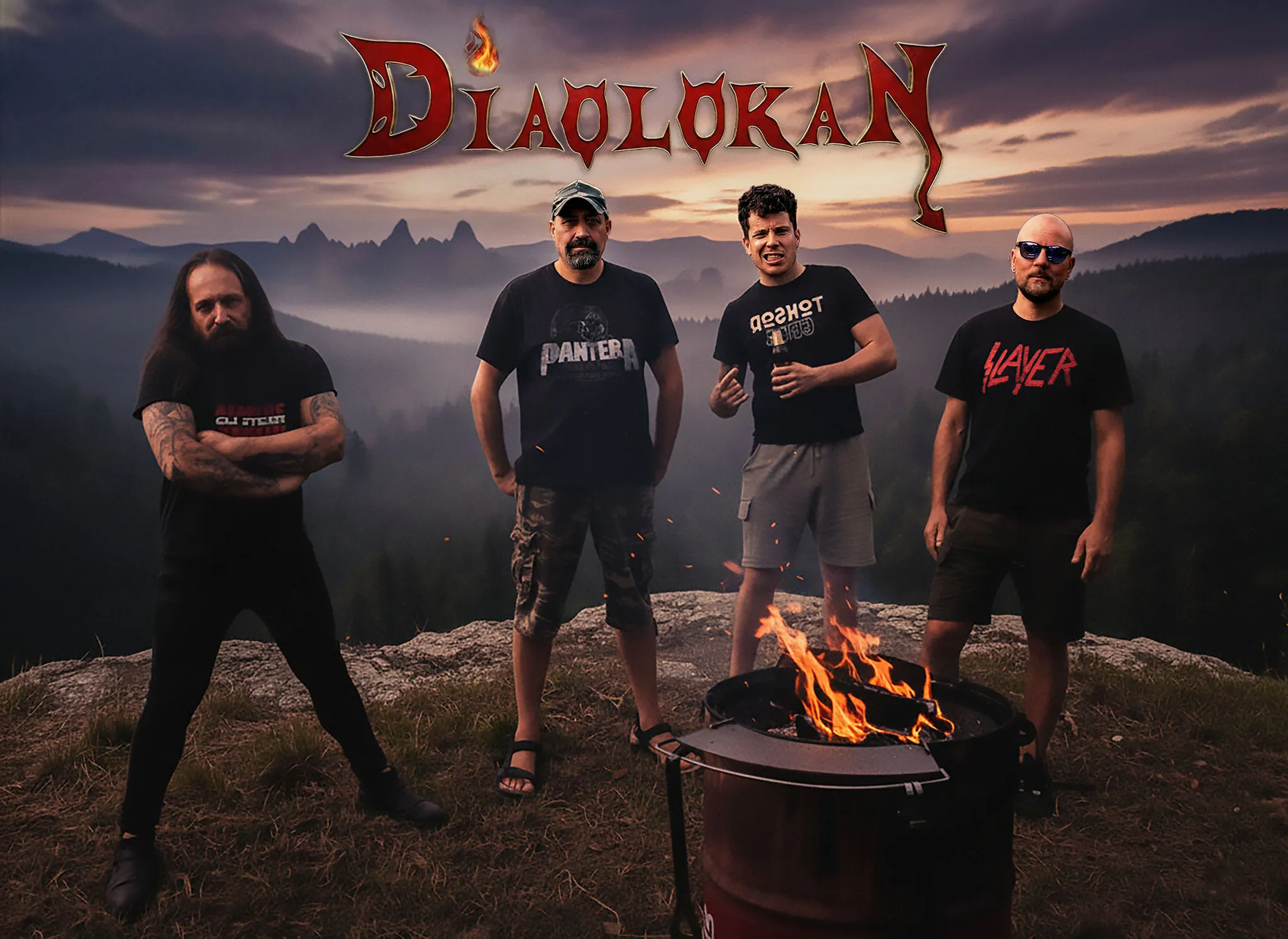 Diaolokan: il 14 febbraio usciranno i singoli "Hell Diaol" (feat. ex-Necrodeath) e "Dentista"