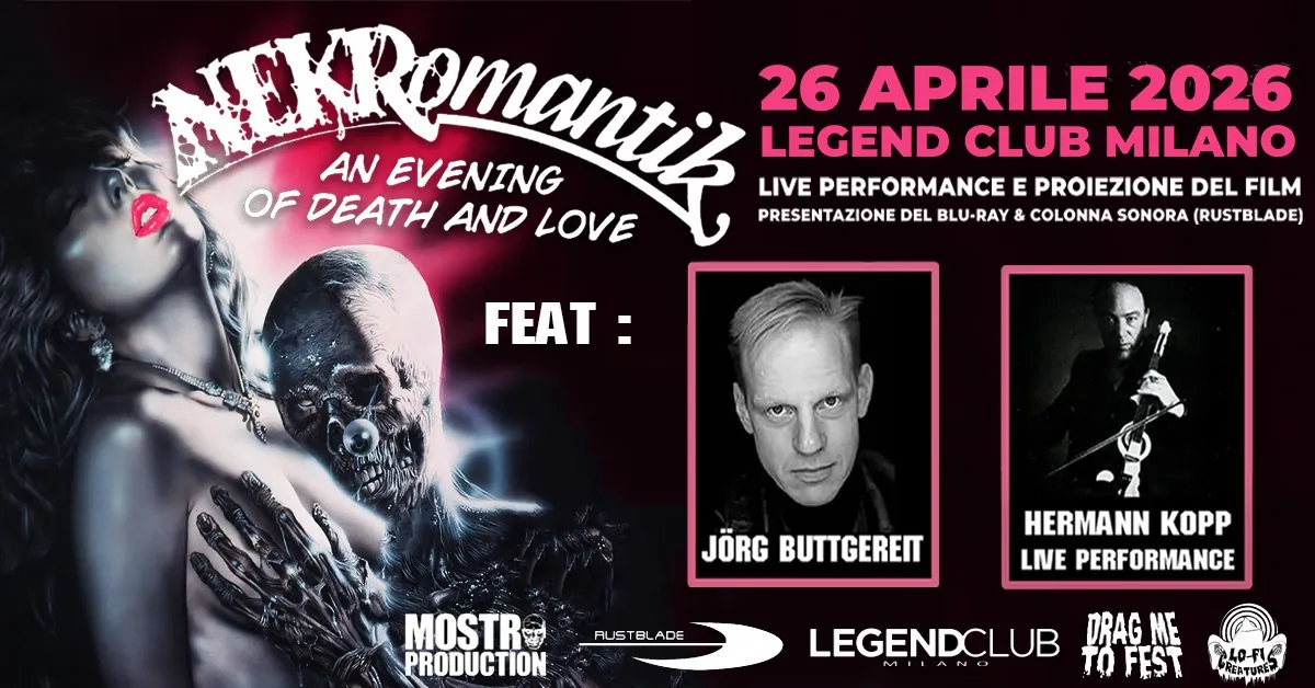 Jörg Buttgereit: aggiunto un secondo appuntamento per "Nekromantik – An Evening of Death and Love"