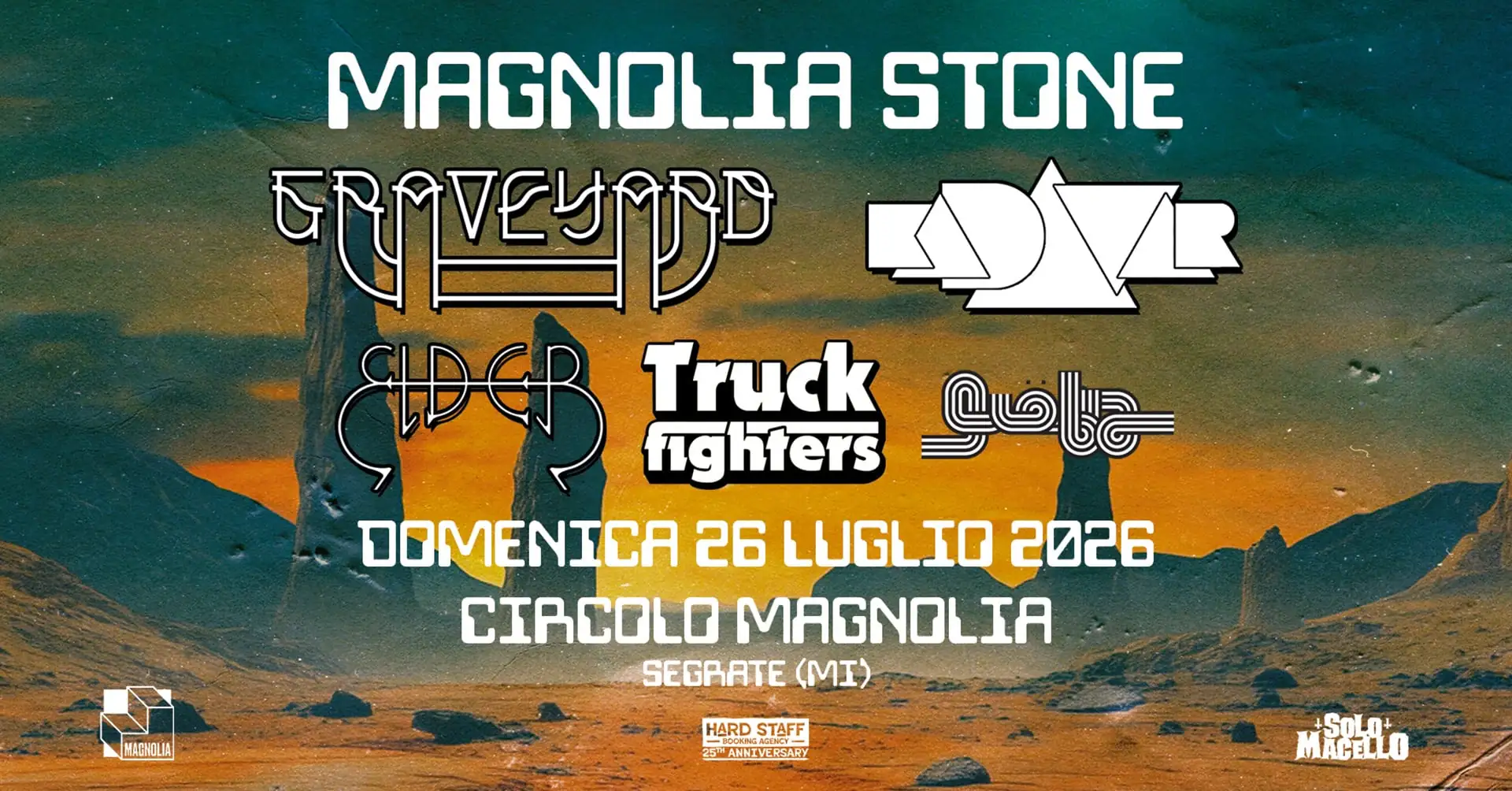 Magnolia Stone 2026: annunciati Kadavar e Giöbia