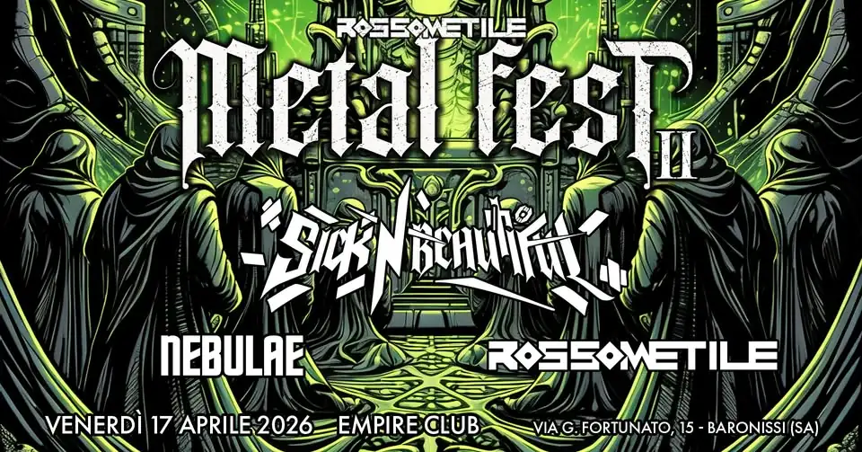 Rossometile Metal Fest II: annunciata la seconda edizione dell'evento in provincia di Salerno
