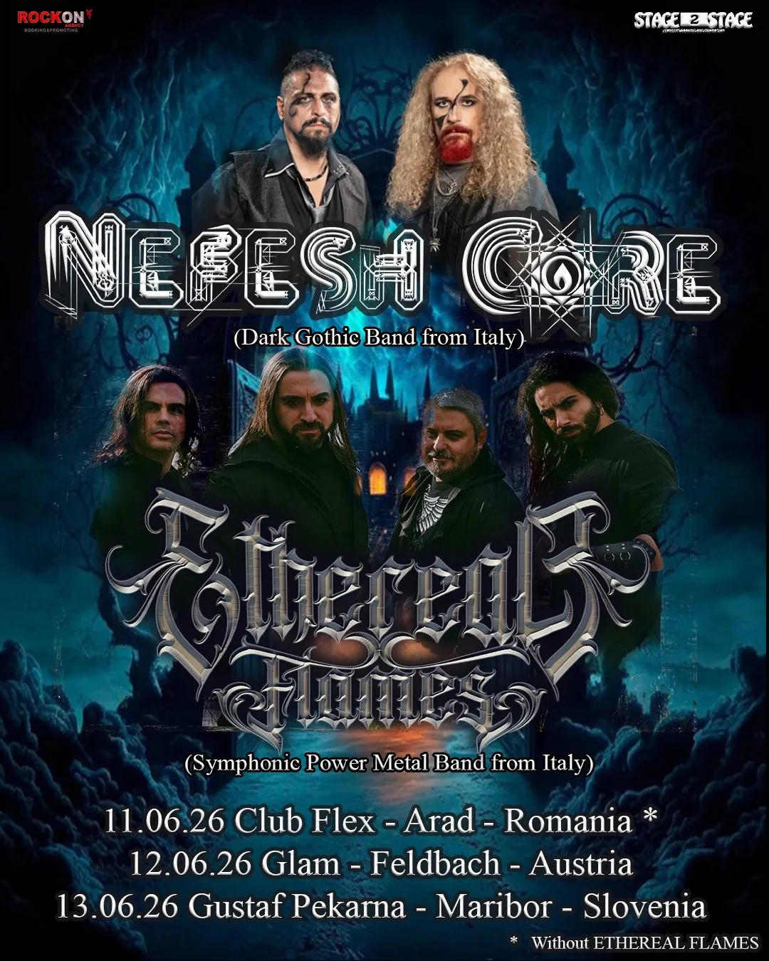 Nefesh Core, Ethereal Flames: in tour nell'Est Europa