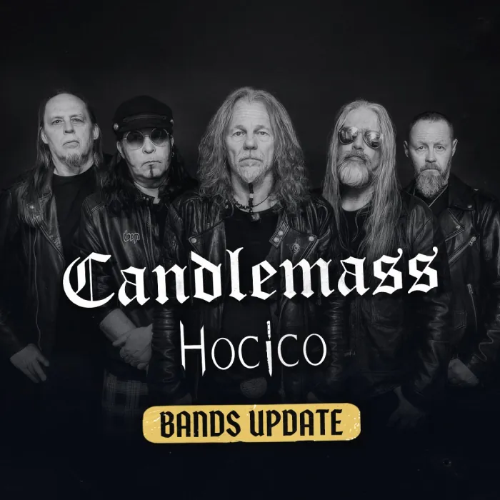 Brutal Assault 2026: Candlemass e Hocico al posto dei Sisters of Mercy