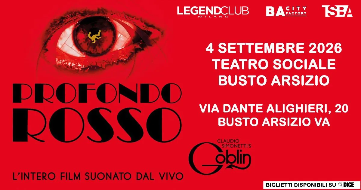 Profondo Rosso: torna con una nuova data