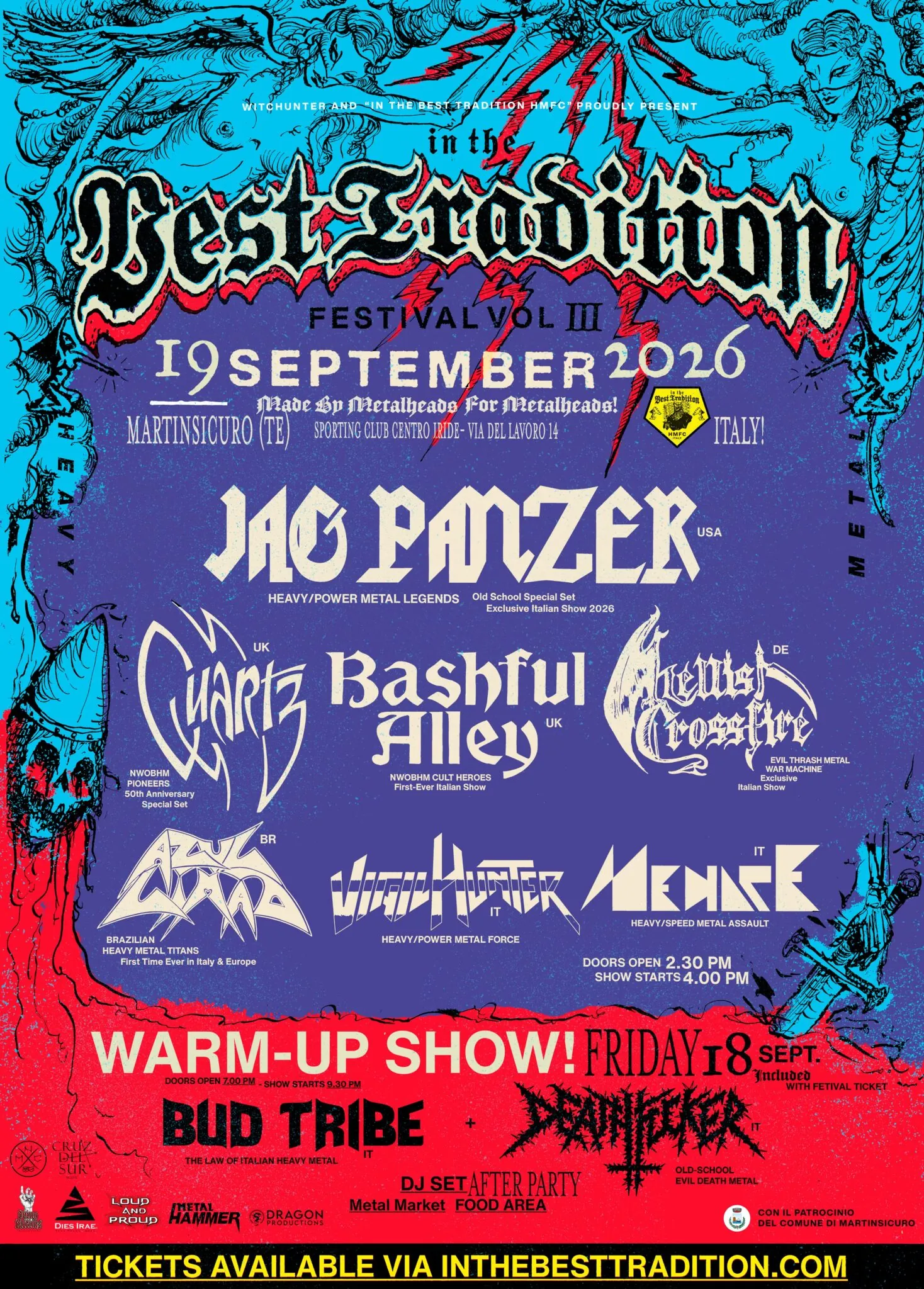 In The Best Tradition Festival: confermati Jag Panzer, Quartz e molti altri