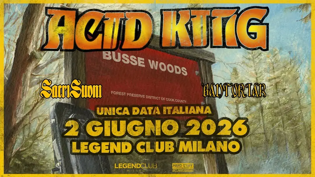Live Report: Acid King + Sacri Suoni + Bantoriak @ Legend Club, Milano – 02/06/2026