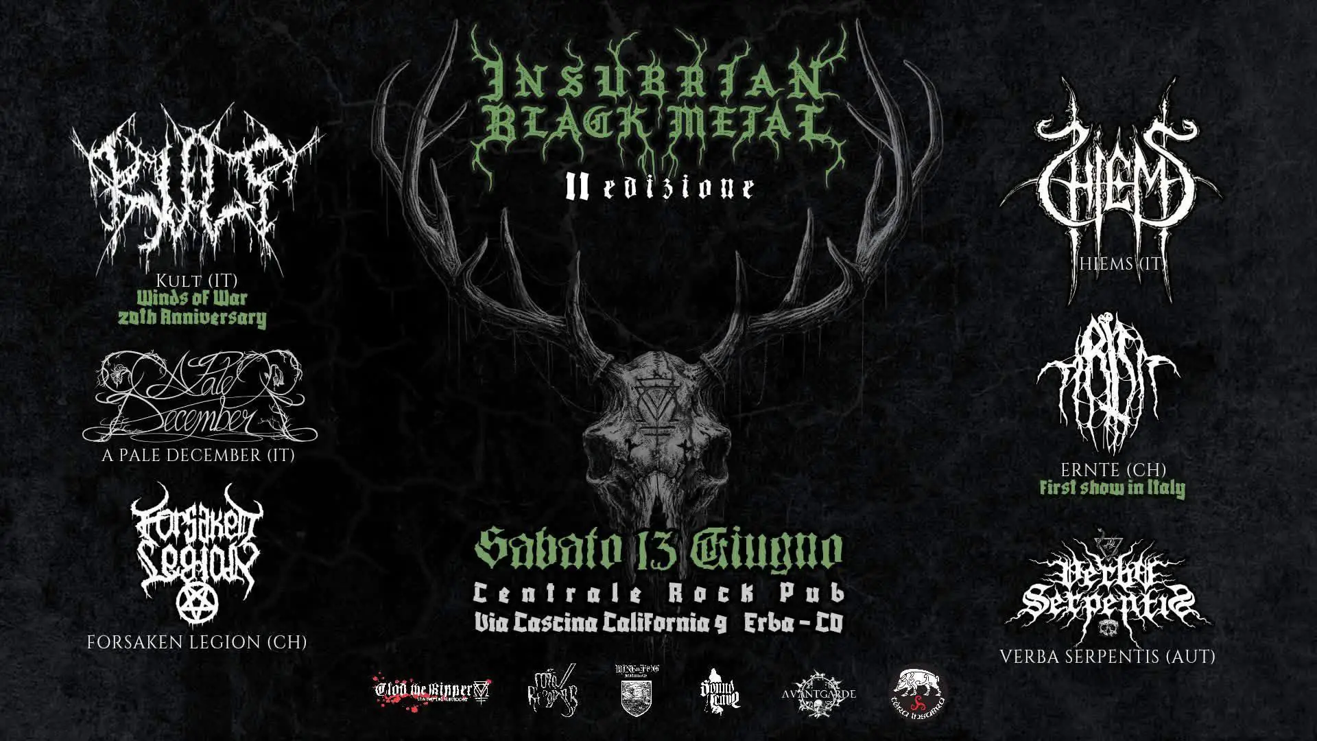 Insubrian Black Metal Fest: orari e band della terza edizione