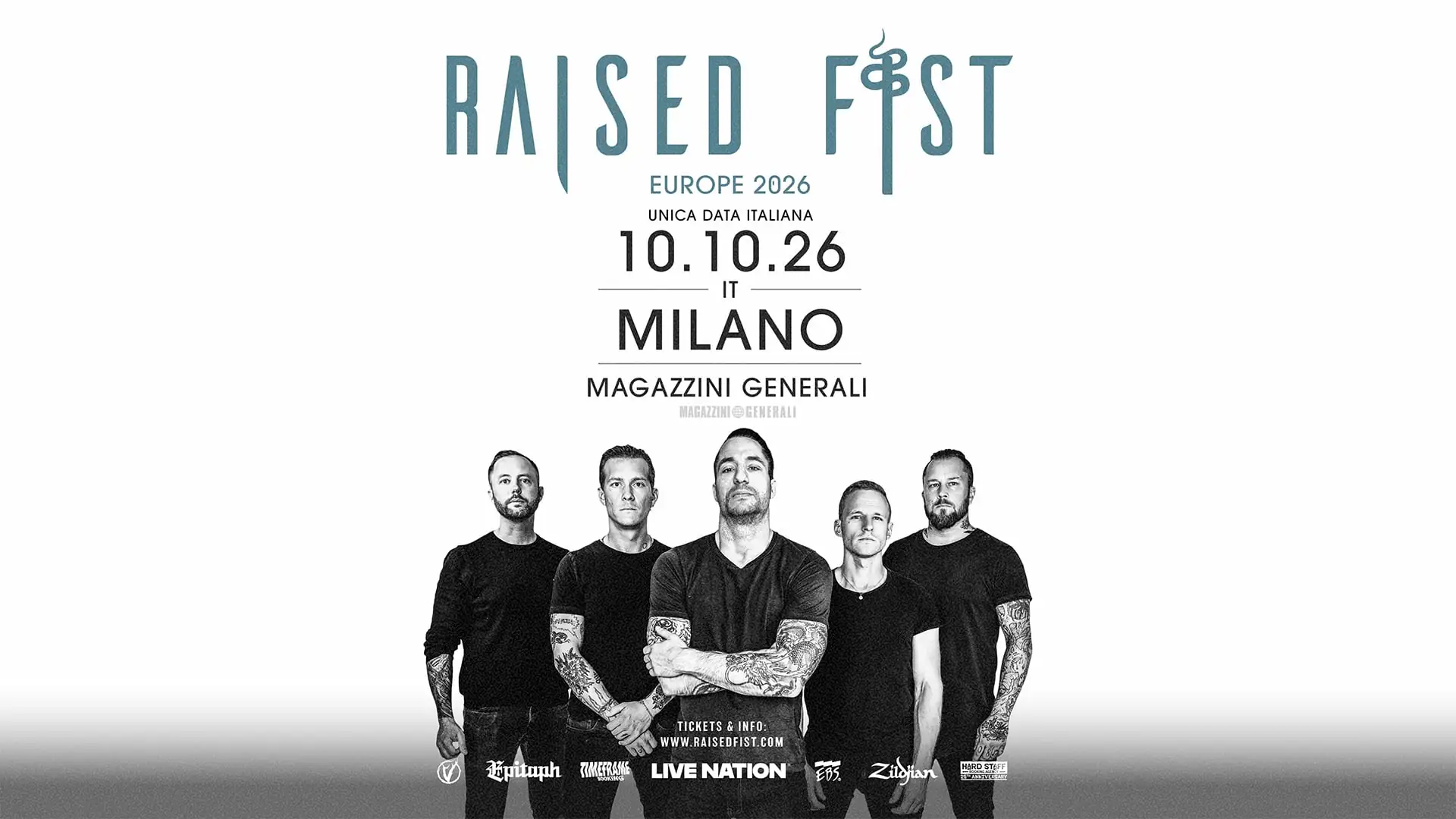 Raised Fist: a ottobre una data in Italia