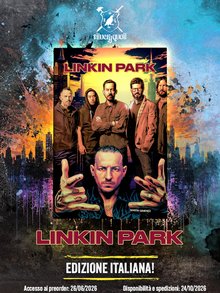 Linkin Park: in uscita il fumetto in lingua italiana illustrato da Martin Gimenez