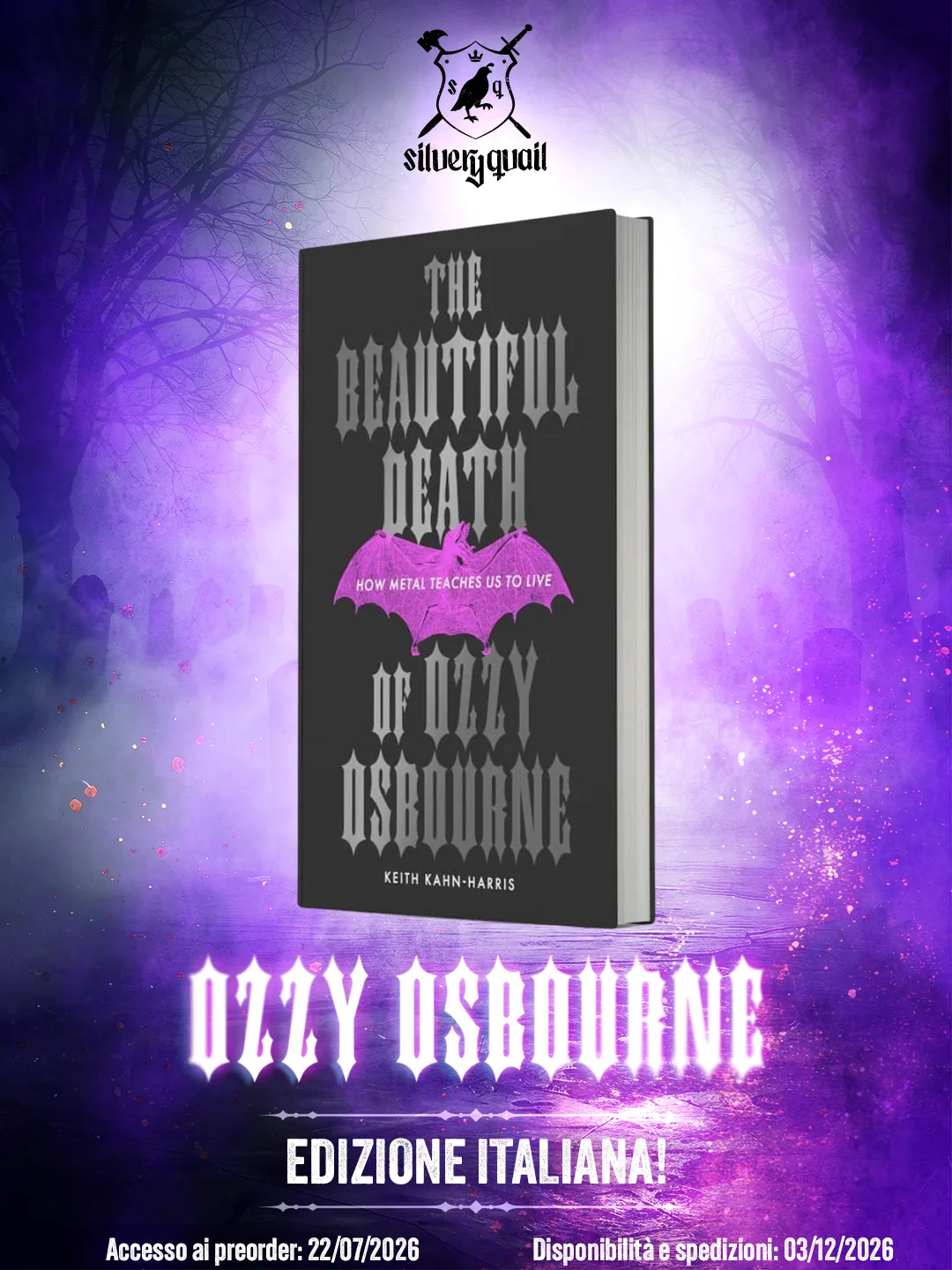 Ozzy Osbourne: in uscita il libro "Il Glorioso Lascito di Ozzy Osbourne"