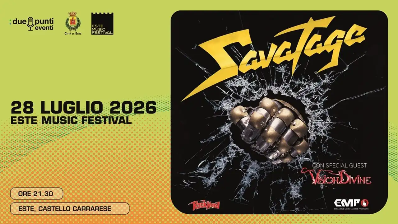 Live Report: Savatage + Vision Divine @ Castello Carrarese, Este (Pd), 28/07/2026