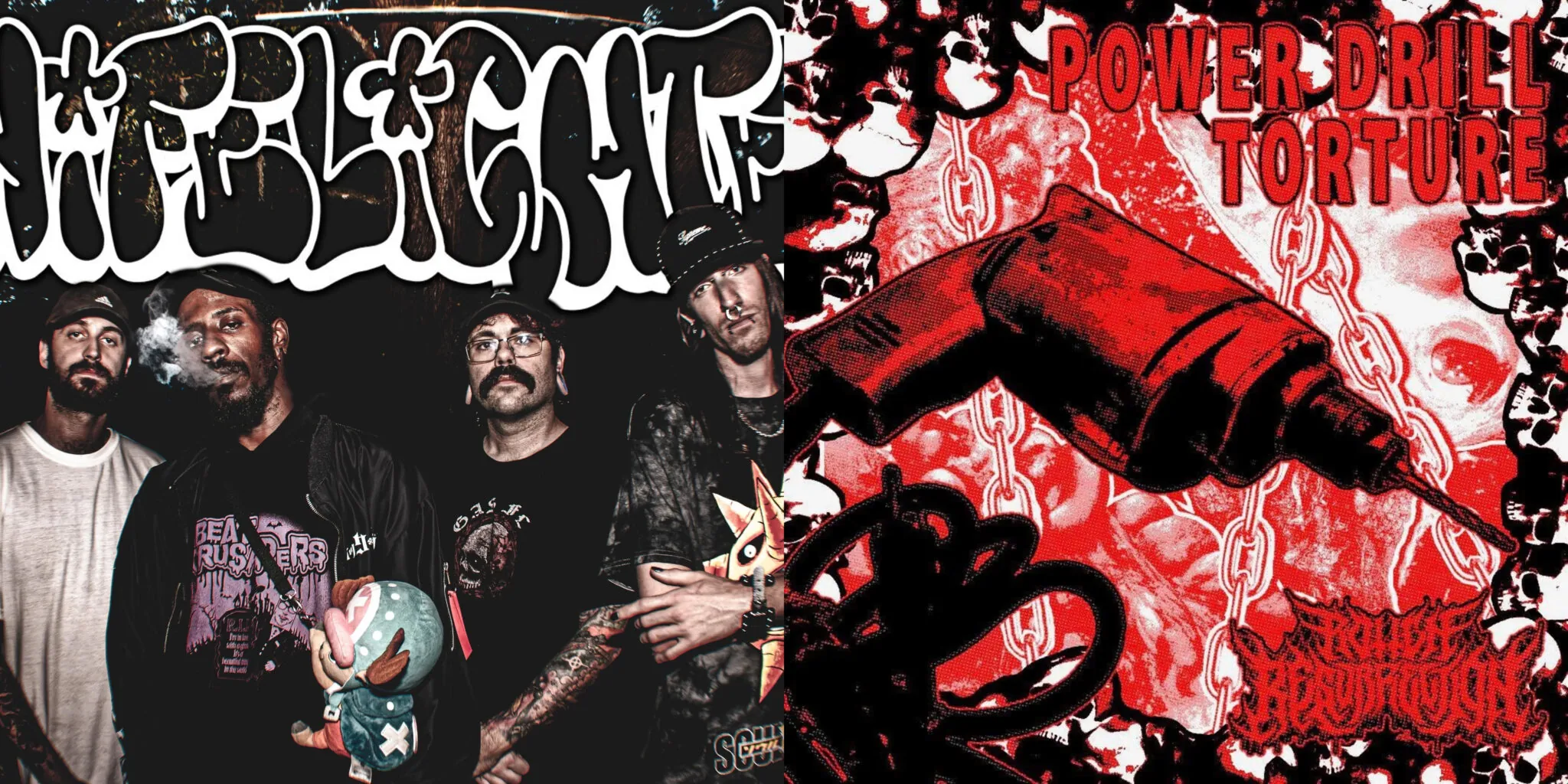 KnifeLighter, Rotten Resurrection: split-single e video di "Lakecountyblues & Anthropophagy"